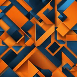 Orange Background Wallpaper - geometric blue and orange background  