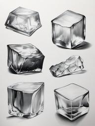 drawings of ice  minimal rough sketch scribbles,doodles,black and white