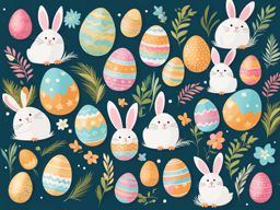 easter clipart - a festive and egg-themed easter design, perfect for the holiday. 