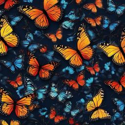 Butterfly Background Wallpaper - wallpaper butterfly aesthetic  