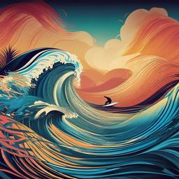 Wave Background Wallpaper - surf wave background  