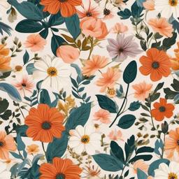 Flower Background Wallpaper - boho flower wallpaper  