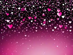 Sparkly Hearts Background  