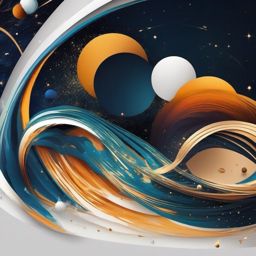 Dual Monitor Background - Expansive Space Exploration  intricate patterns, splash art, wallpaper art