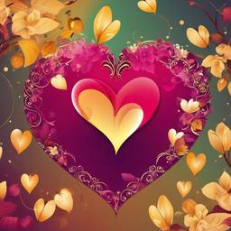 Heart Background Wallpaper - heart fall wallpaper  