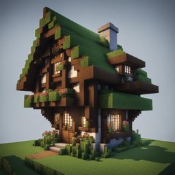 fairy-tale cottage deep in the enchanted forest - minecraft house design ideas minecraft block style