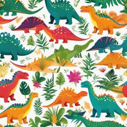 Dino Clipart PNG,Vibrant dinosaur illustrations in PNG format  vector clipart