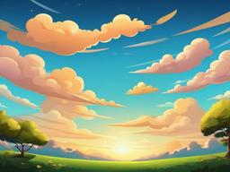 Cartoon Sky Background  ,desktop background wallpaper