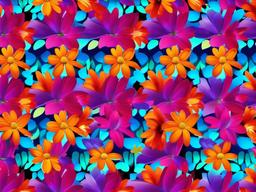 Rainbow Daisy Wallpaper  