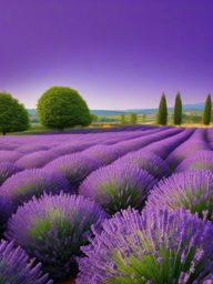 Lavender Garden Purple Background intricate details, patterns, wallpaper photo