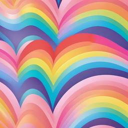 Rainbow Background Wallpaper - pastel rainbow heart wallpaper  