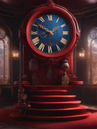 sakuya izayoi,managing the intricate clockwork of the scarlet devil mansion with unparalleled precision,a whimsical clock tower detailed matte painting, deep color, fantastical, intricate detail, splash screen, complementary colors, fantasy concept art, 8k resolution trending on artstation unreal engine 5