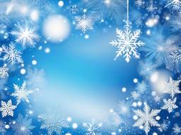 Blue And White Christmas Background  