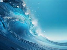 Blue iPhone Wallpaper - Serene Blue Oceans  intricate patterns, splash art, wallpaper art