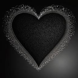 Heart Background Wallpaper - heart wallpaper black background  