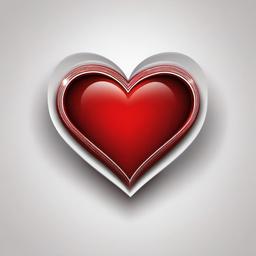 Heart Background Wallpaper - red heart with white background  