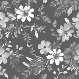 Flower Background Wallpaper - grey floral background  