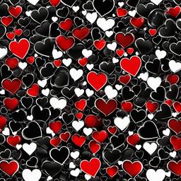 Heart Background Wallpaper - black and red wallpaper heart  