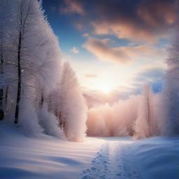 Winter background wallpaper - beautiful snowy background  