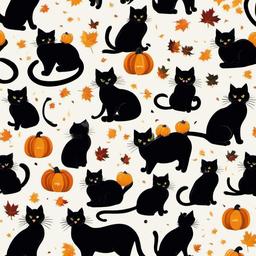 Cat Background Wallpaper - black cat halloween wallpaper  