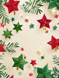 Christmas Ornament clipart - ornament shaped like a star  color,minimalist,vector clipart