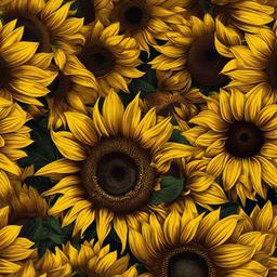 Sunflower Background Wallpaper - sunflower field background  
