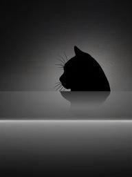 Cat Dark Wallpaper  ,mobile iphone background wallpaper