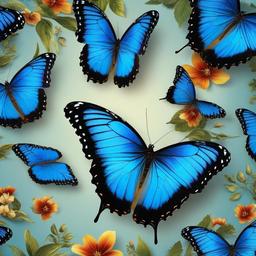 Butterfly Background Wallpaper - blue morpho butterfly wallpaper  