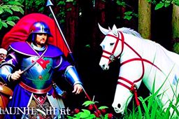 sir gawain knight defends the helpless with valor. 