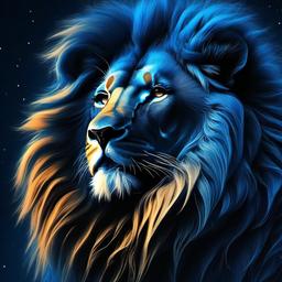 Lion Background Wallpaper - blue lion wallpaper hd  