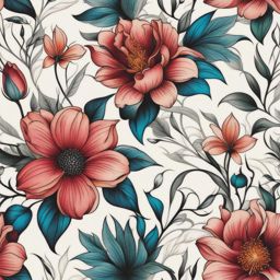 flower tattoo designs, featuring a variety of floral motifs and styles. 