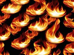 Fire Wallpaper - Heat waves rising from intense flames  background wallpaper