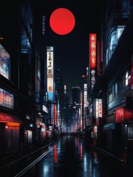 Dark Tokyo Wallpaper  ,mobile iphone background wallpaper