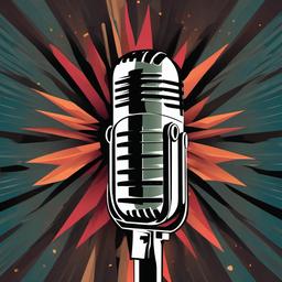 Microphone clipart - microphone with a retro look and feel  