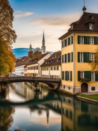 hidden beauty of solothurn - paint the hidden beauty of solothurn, a charming town with a well-preserved old town and baroque architecture. 