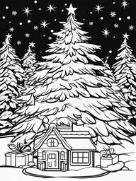 Christmas Pictures To Print For Free  outling,coloring pages,black and whit