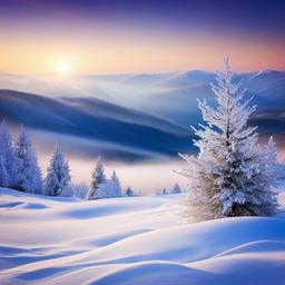 Winter background wallpaper - snowy holiday background  