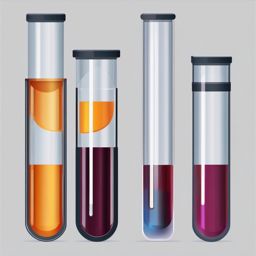 Test Tube clipart - Cylindrical container for mixing and holding liquids, ,color clipart vector style