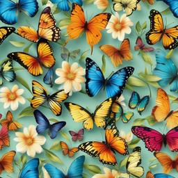 Butterfly Background Wallpaper - spring butterfly wallpaper  