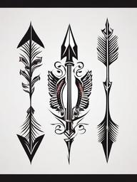 arrow tattoo  vector tattoo design