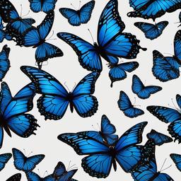 Butterfly Background Wallpaper - wallpaper blue butterfly black background  