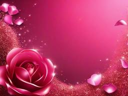 Rose Glitter Background  