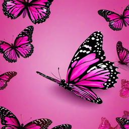 Butterfly Background Wallpaper - pink butterfly wallpaper  