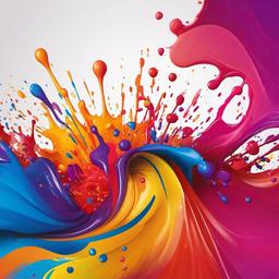 Splash Background - colorful paint splash background  