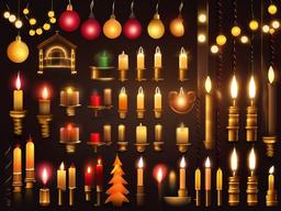 Christmas Lights clipart - Christmas lights with a warm glow  