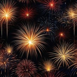 Background Fire - Blazing Fireworks at New Year's Eve  wallpaper style, intricate details, patterns, splash art, light colors