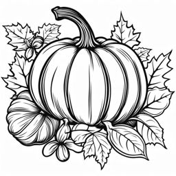 pumpkin clipart - symbolizing the fall season. 