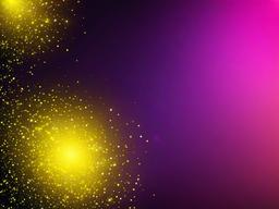 Neon Yellow Glitter Background  