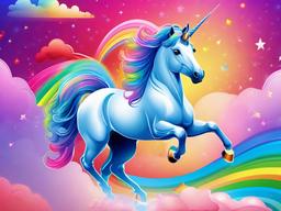 Unicorn Rainbow Background Hd  