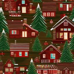 Christmas Background Wallpaper - christmas cabin wallpaper  